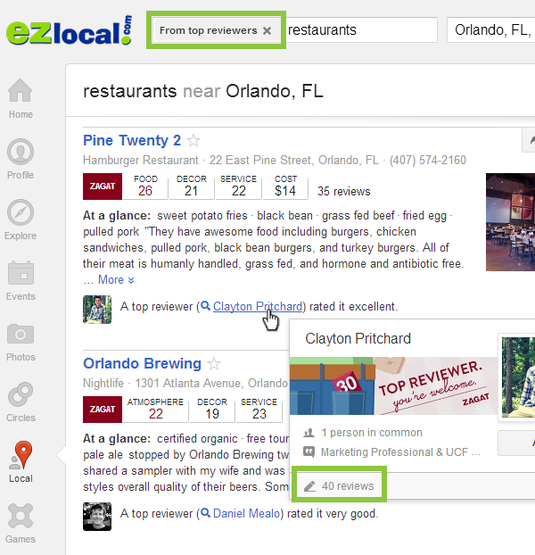 Google Plus Top Reviewer