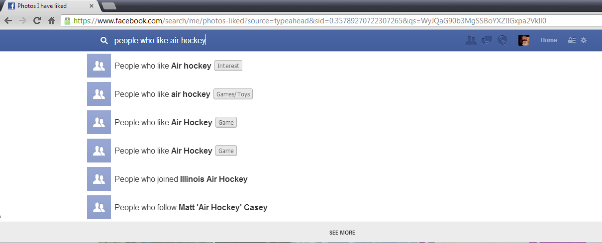 People who like air hockey