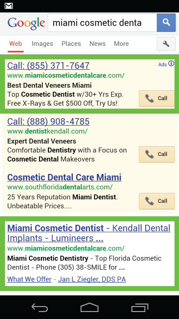 Local Search Results